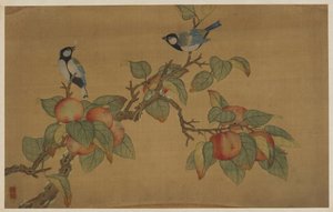 Vögel und Früchte von Wu Zhang