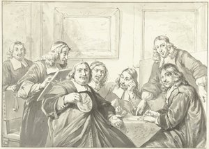 Die Vorsteher der St. Lukas-Gilde in Haarlem, 1675