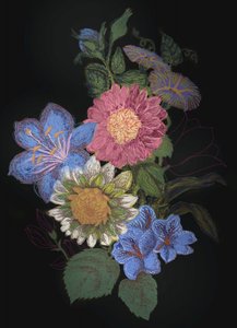 Lebhaftes Blumenarrangement