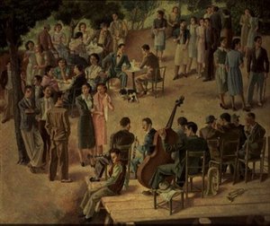Das Zwischenspiel der Sarden(?) von Xavier Nogues