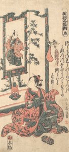 Kabuki-Schauspieler Onoe Kikugoro I, ca. 1750