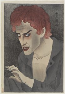 Schauspieler Morita Kanya XIII (1907-75) als Jean Valjean
