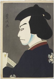 Schauspieler Nakamura Kichiemon I als Hoshikage Doemon, 1921