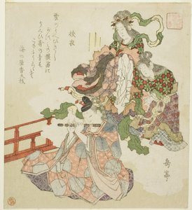 Die Geschichte von Sagoromo, aus der Serie "Zehn höfische Geschichten für den Honcho-Kreis (Honchoren monogatari juban)"