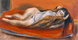 Liegende Frau