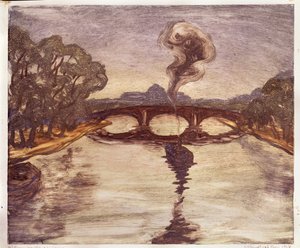 Ein Boot auf der Seine von Yelisaveta Sergeyevna Kruglikova