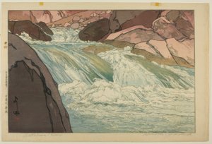Nakabusa-Fluss-Stromschnellen