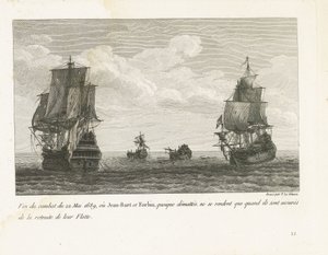 Ende des Kampfes von Jan Bart am 22. Mai 1689 von Yves Marie Le Gouaz