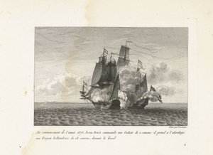 Jan Bart erobert eine holländische Fregatte bei Texel, 1675