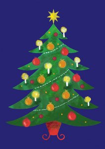 Festlicher Weihnachtsbaum von Yvonne Gustafsson