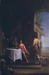 Esau verkauft sein Erstgeburtsrecht an Jakob, ca. 1790-1800