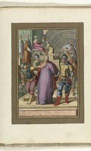 Christus weggeführt vor Pilatus von Zacharias Dolendo