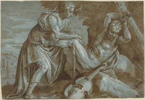Apollo und Marsyas, ca. 1600 von Zenon Veronese
