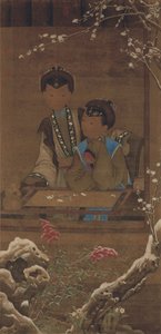 Damen von Zhang Tingyan (1735-1794) Wang Zhicheng