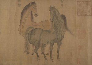 Acht Pferde von Zhao Mengfu