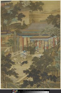Jieyu verteidigt den Kaiser vor einem Bären von Zhidao Cheng
