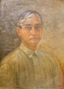 Porträt von Jose Corazon de Jesus als Dichterpreisträger von Zosimo Dimaano