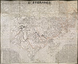 Die buddhistische Weltkarte von Zuda Rokashi Hotan