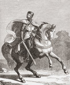 Ein Soldat der Tempelritter.