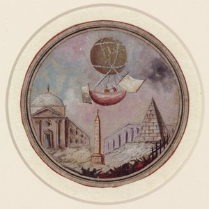 Ein frühes Ballonunglück, ca. 1785 von Frederick (attr. to) Barnard