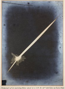 Ein explodierender Meteor, 23. November 1895