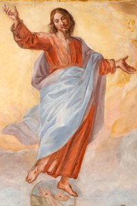 Himmelfahrt Christi. Die Basilika della Santissima Annunziata del Vastato. Genua. Italien. von . .