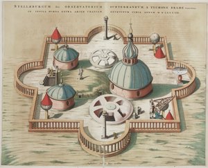 Brahes Observatorium in Stjerneborg, Hven von John Pardon