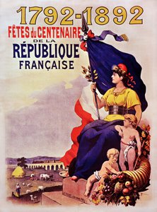 Hundertjahrfeier der Französischen Republik von . .
