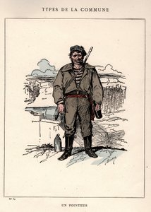 Kommune von Paris: Kostüm von UN POINTOR (34) in „Les Communeux“ von Frederick (attr. to) Barnard