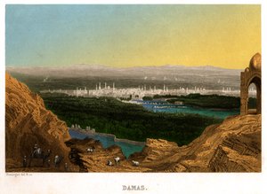 Damaskus in Syrien, ca. 1850 von . .