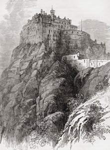 Edinburgh Castle, Castle Rock, Edinburgh, Schottland