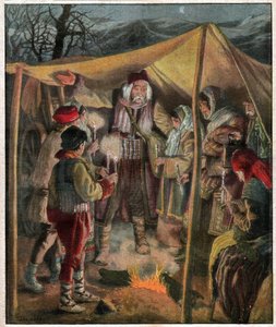 Exodus der serbischen Bevölkerung von Ferdinand Georg Waldmuller