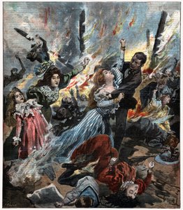 Feuer im Bazar de la Charité von . .