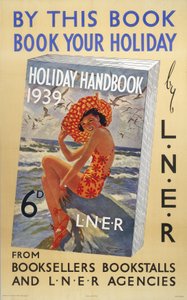 Ferienhandbuch 1939, LNER-Plakat