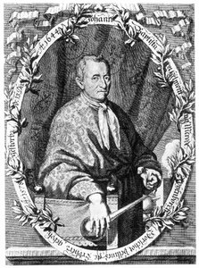 Joannes Baptiste van Helmont, belgischer Chemiker und Arzt, ca. 1630er Jahre von Ferdinand Georg Waldmuller