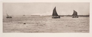 Auf Breydon Water, Seefog zieht auf