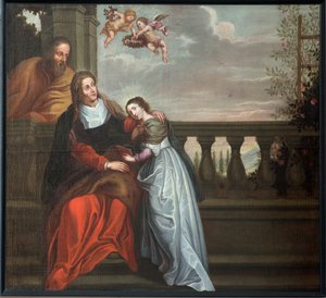 Pfarrkirche (Parochiekerk Sint-Hermes). Innenraum von . .