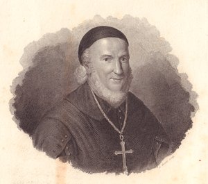 Porträt des italienischen Bischofs Adeodato Turchi (1724-1803), Kupferstich von G. Guzzi nach einem Gemälde von Francesco Vicira von William Walcutt