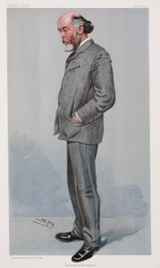 Sir Oliver Lodge, englischer Physiker von Henry Charles Fehr