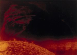 Sonneneruption im Helium-3-Licht, fotografiert von Skylab von Henry Charles Fehr