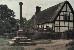 Das Dorfkreuz, Ashton-Under-Hill, Gloucestershire von Frederick (attr. to) Barnard