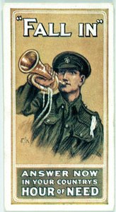Vereinigtes Königreich: Zigarettenkarten - WW1 Rekrutierung