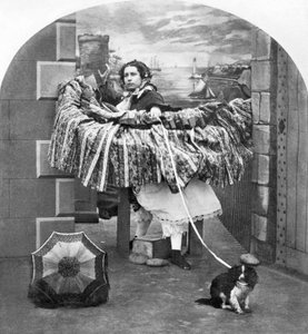 Vereinigtes Königreich: Stereoskop mit dem Titel Eine stilvolle Angelegenheit, ca. 1860