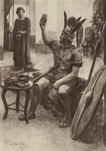 Ein Infanterist in einem Gasthaus von after Amedee Forestier
