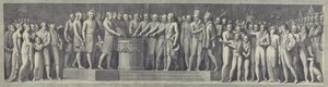 Feierliches Ablegen des Eides zur Gründung der Cisalpinischen Republik, 29. Juni 1796 von after Andrea Appiani the Elder