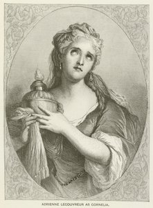 Adrienne Lecouvreur als Cornelia von after Antoine Coypel