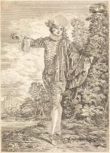 Gleichgültig von after Antoine Watteau