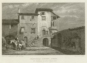 Franziskanerkloster, Athen, die Residenz von Lord Byron, 1811