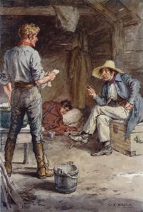 Illustration für Martin Chuzzlewit von after Charles Edmund Brock