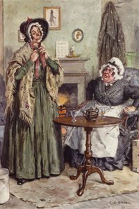 Illustration für Martin Chuzzlewit von after Charles Edmund Brock